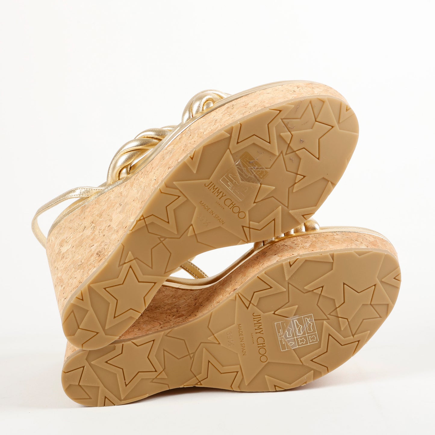 Diosa Wedge, Metallic Gold