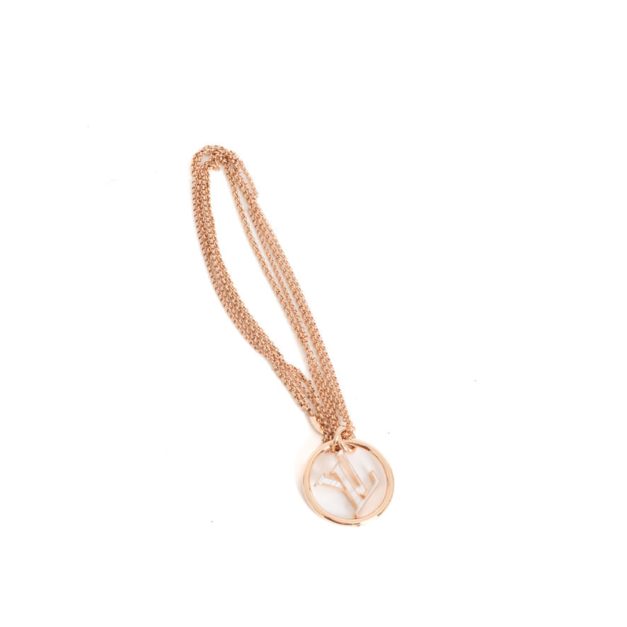 Stellar Necklace Pearl Enamel Rose Gold