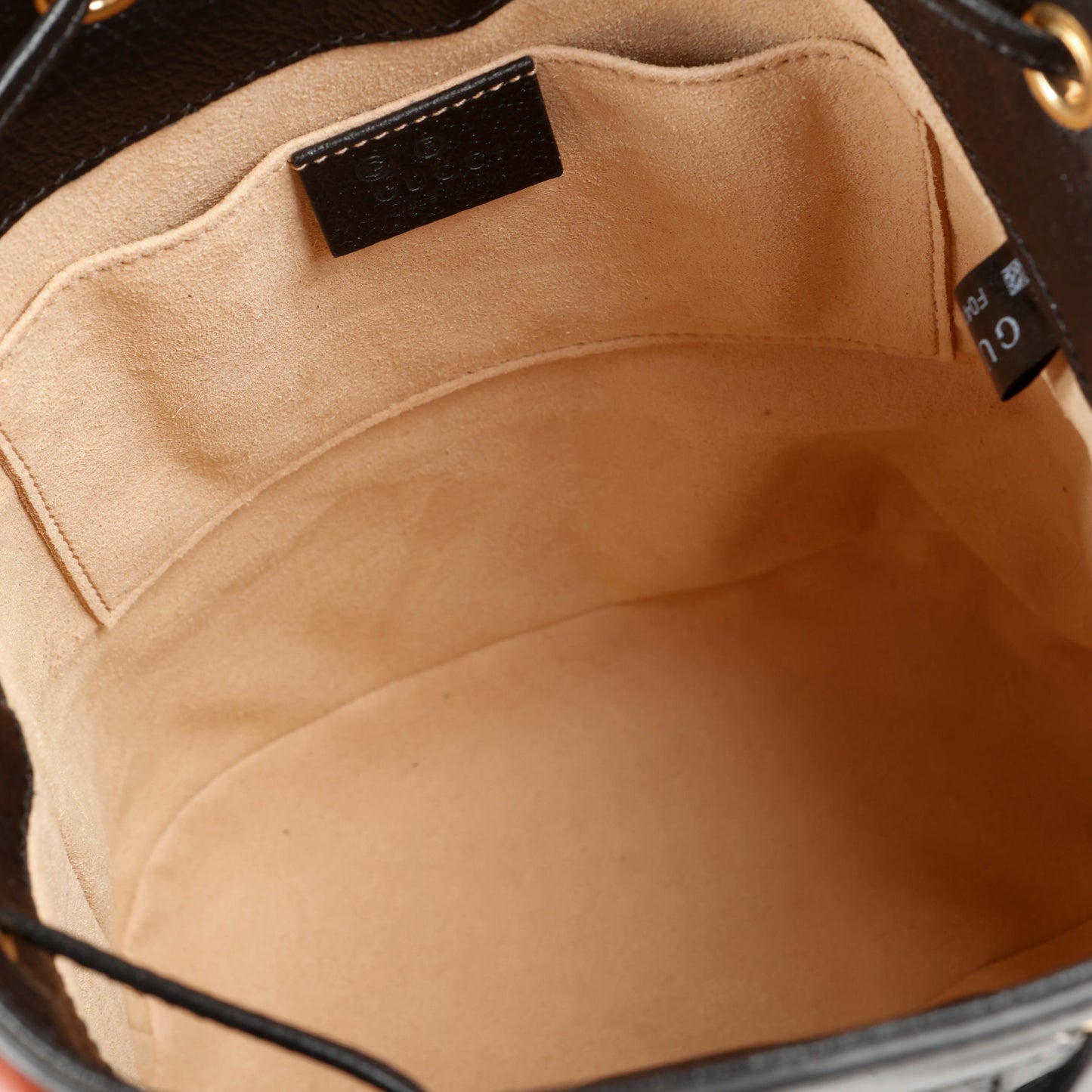 Ophidia Bucket Bag Black Calfskin
