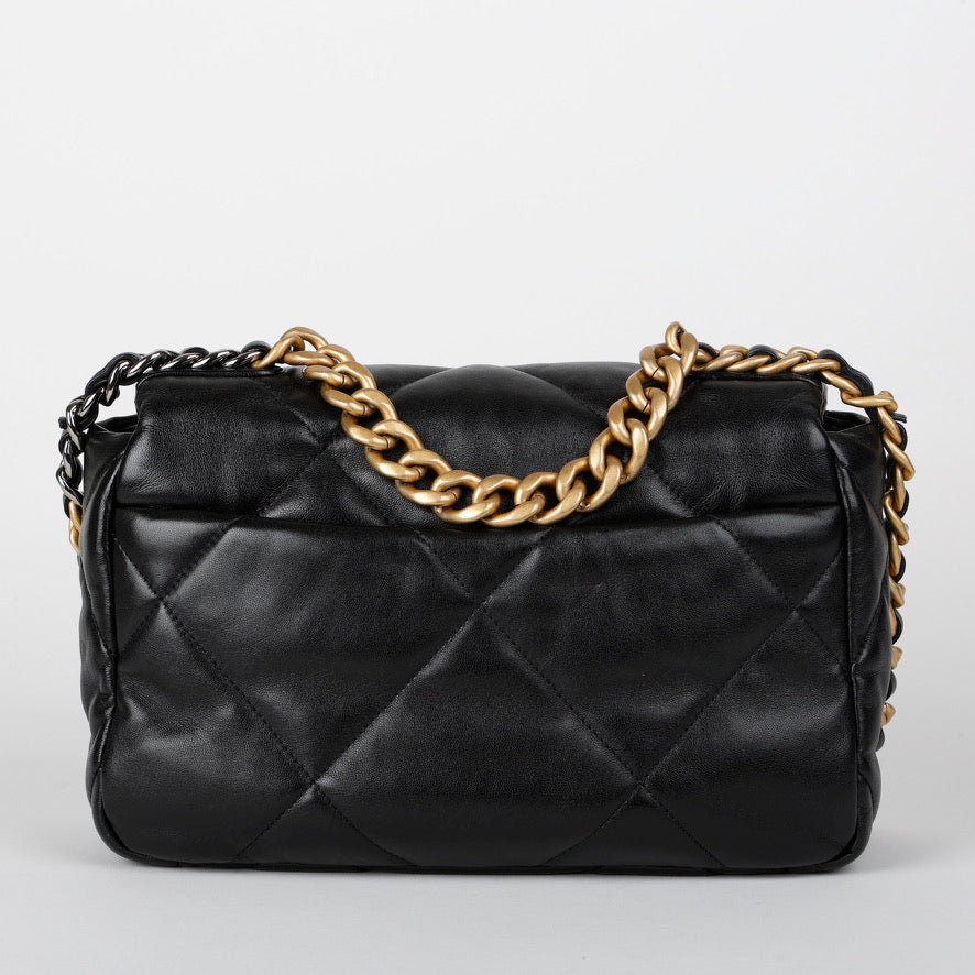 Small 19, Black Lambskin
