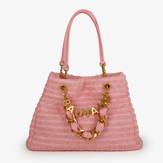 1945 Soft Tote, Pink Tweed