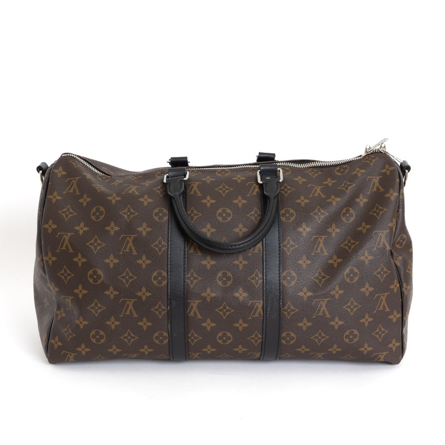 Keepall Bandouliere 45 Macassar Monogram Canvas 7697