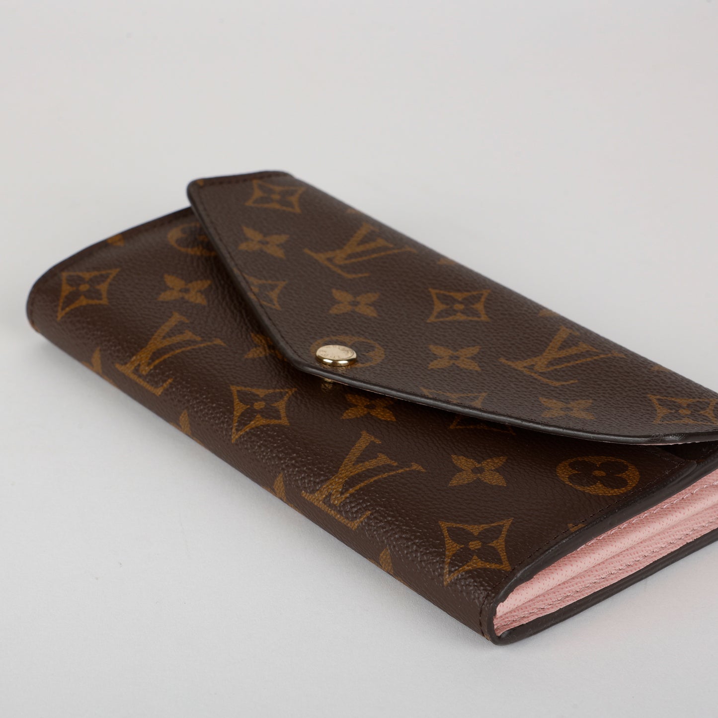 Sarah Wallet, Monogram Rose Ballerine