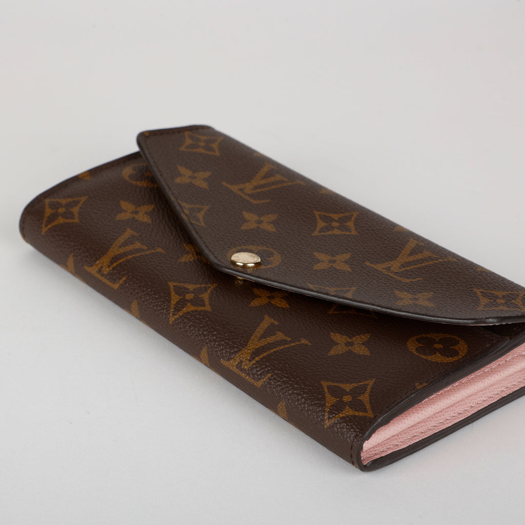 Sarah Wallet, Monogram Rose Ballerine