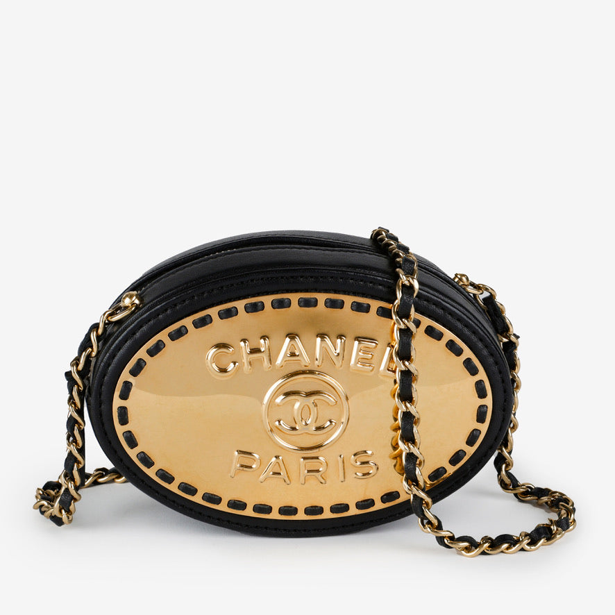 Oval Logo Plate Crossbody