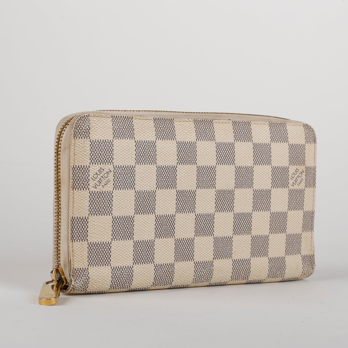 Zippy Travel Wallet Damier Azur