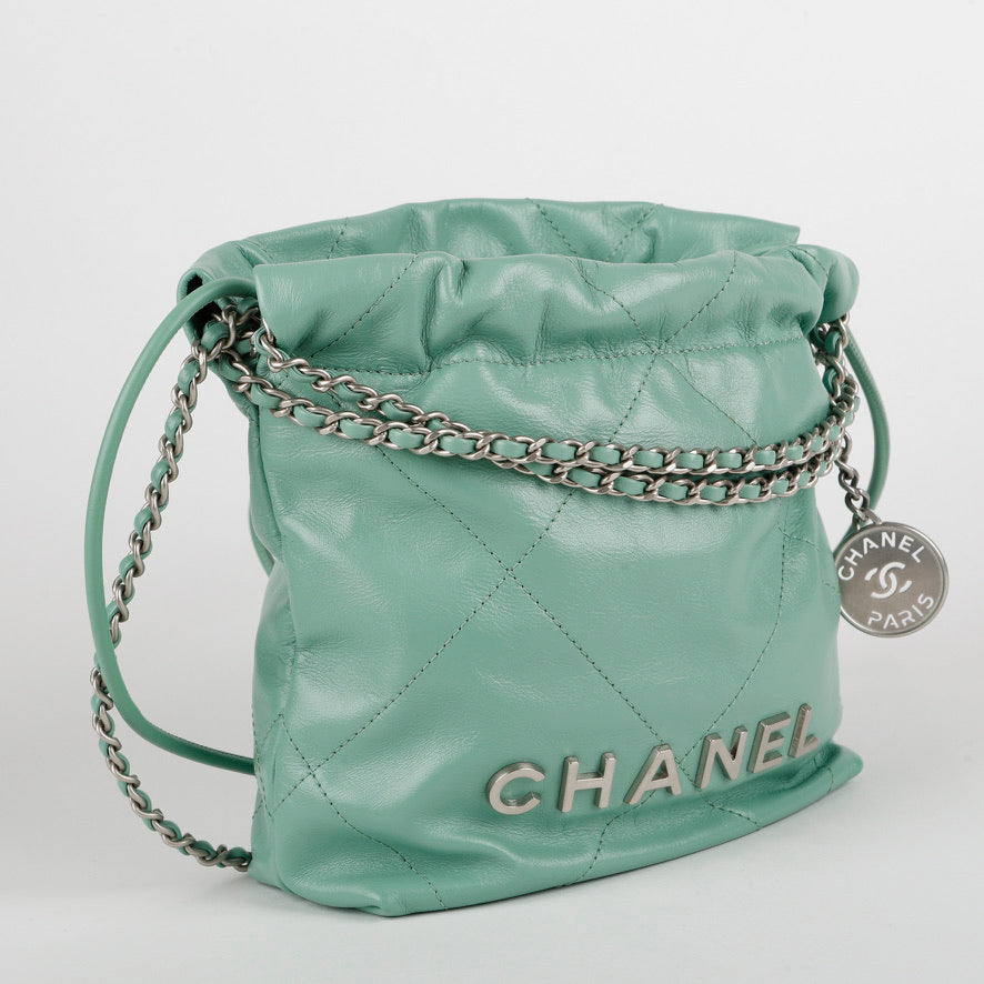 Mini 22, Mint Lambskin
