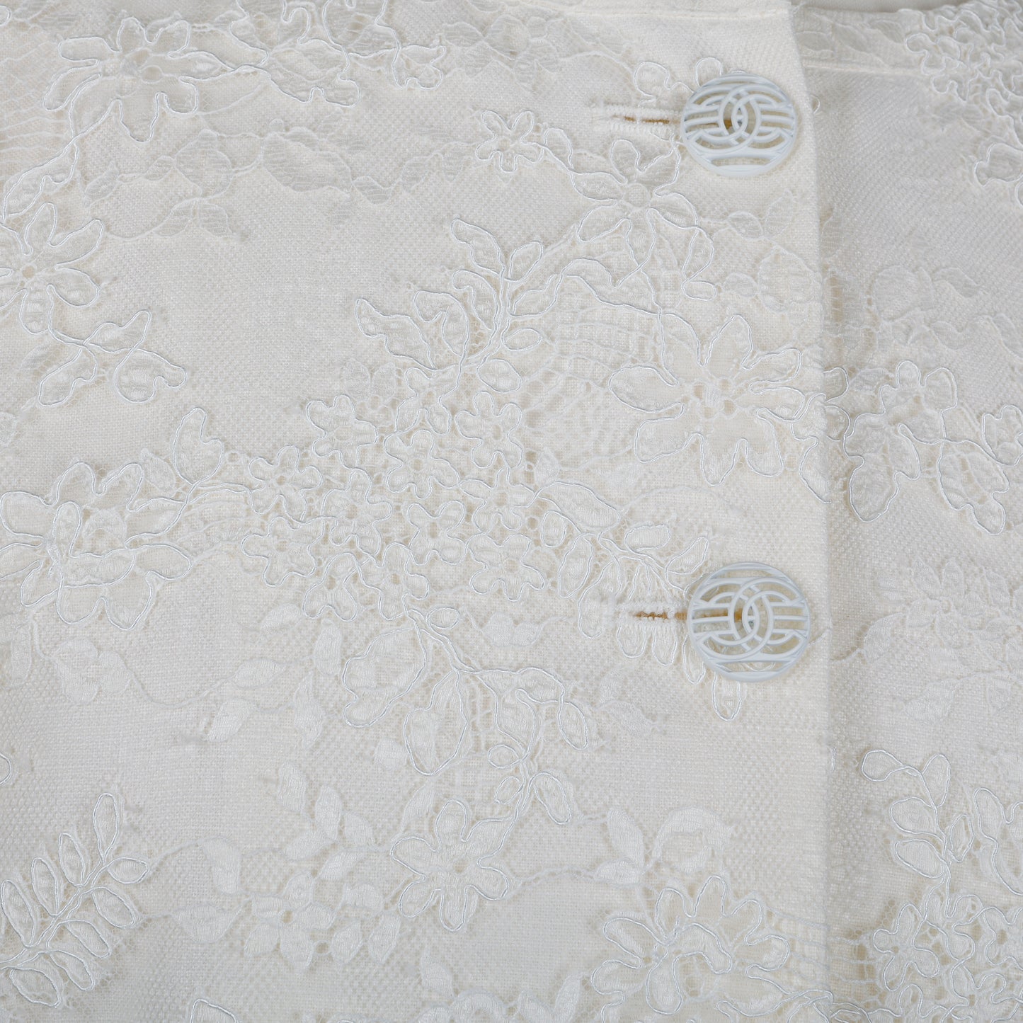 20C Cream Lace Jacket | Size 38