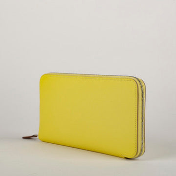 Silk'in Long Wallet, Lime Evercolor