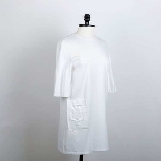 White Drop Sleeve Dress | Size 36