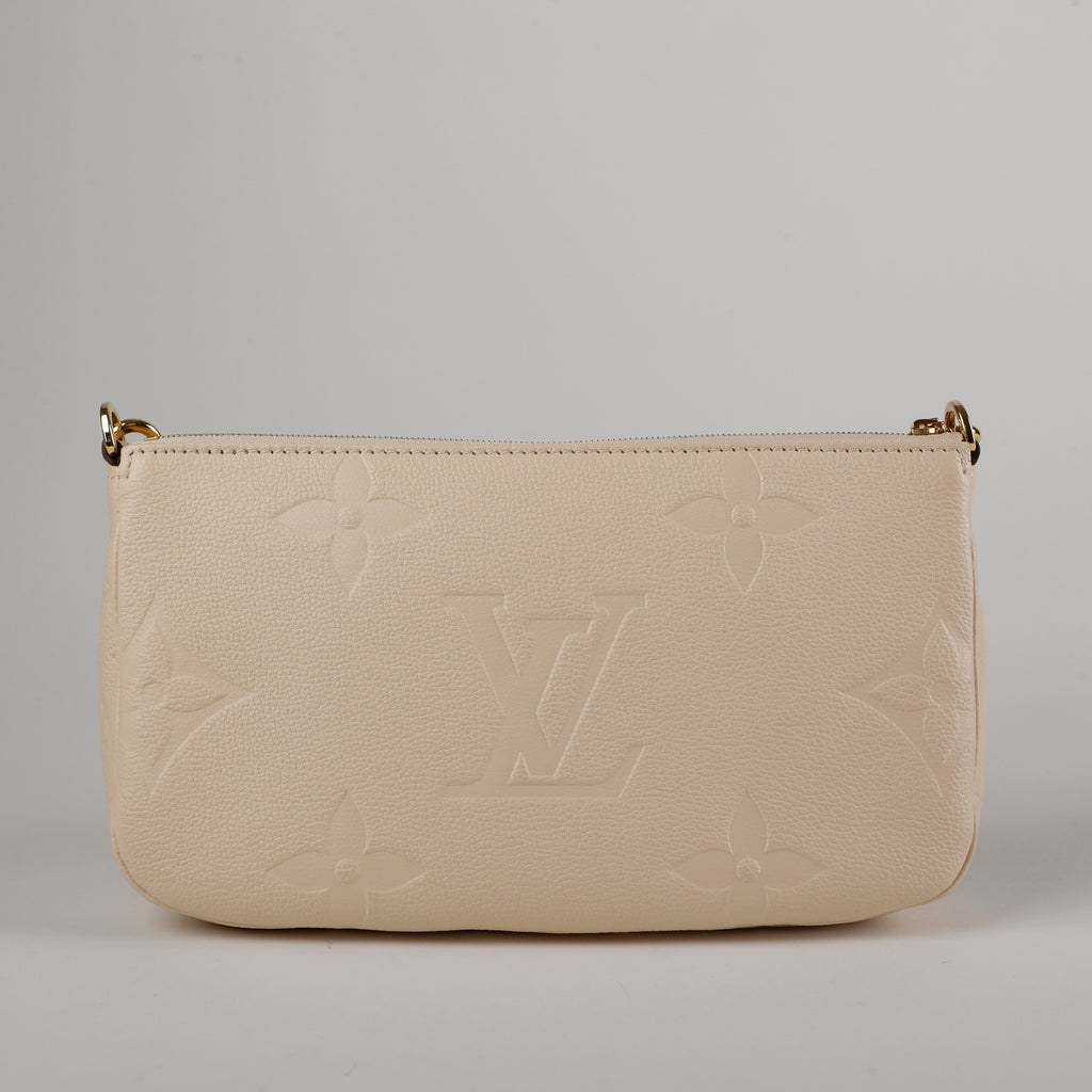 Multi Pochette Accessories, Cream Empreinte