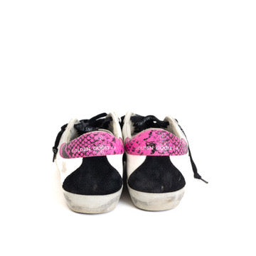 Superstar Pink Black Sneakers Size 38