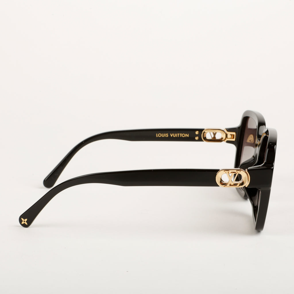 Mini Link Black Frame Sunglasses
