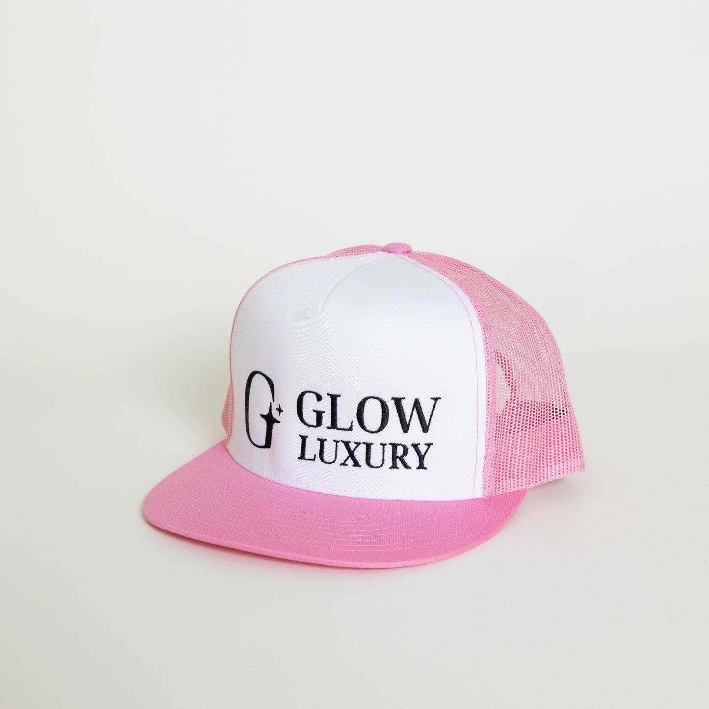 Pink and White Trucker Hat