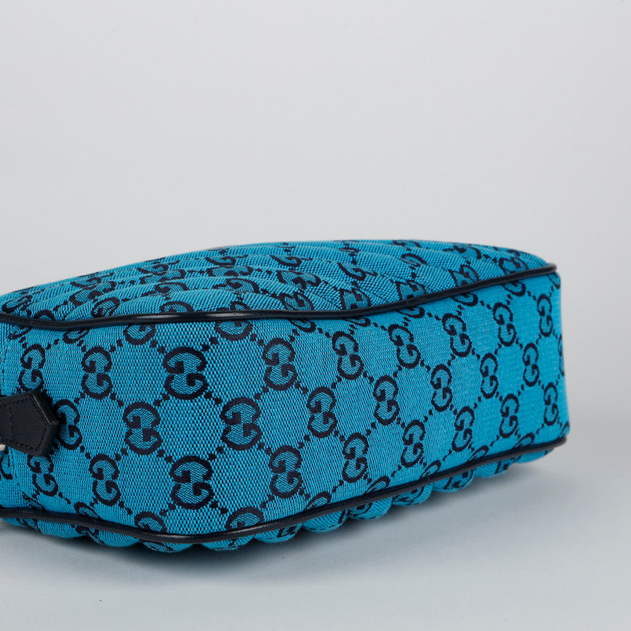 Marmont Crossbody Camera Bag Blue GG