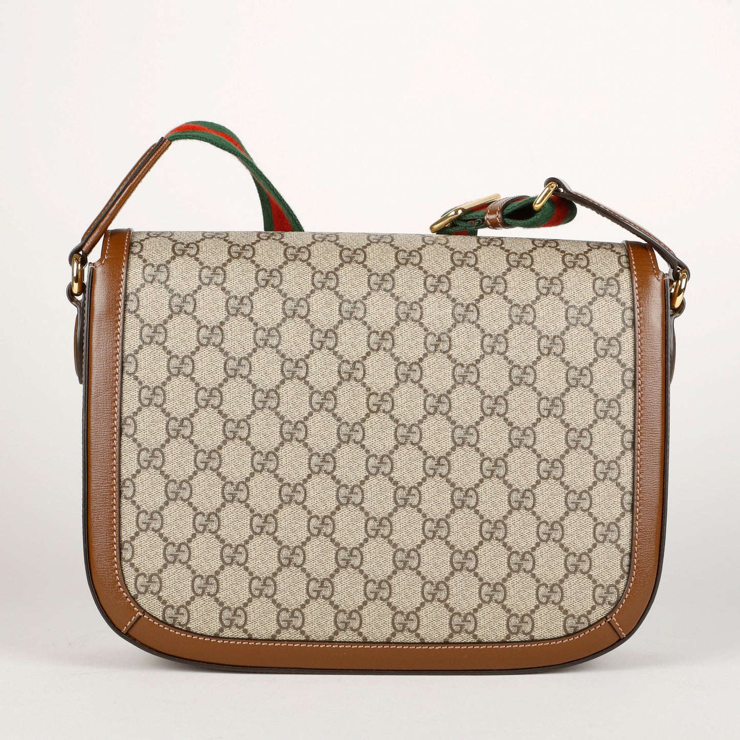 Large 1955 Horsebit, Ophidia Coated Canvas