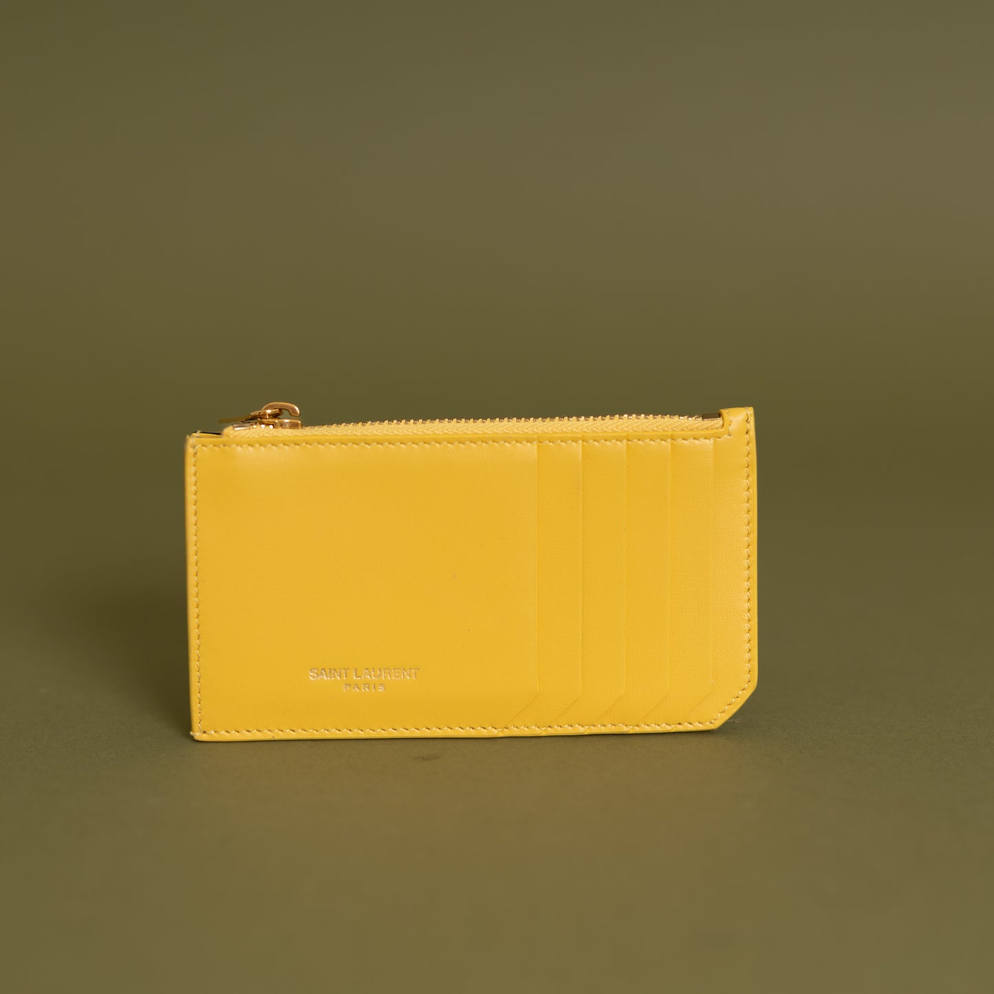 Zip Fragments Card Holder, Yellow 9378