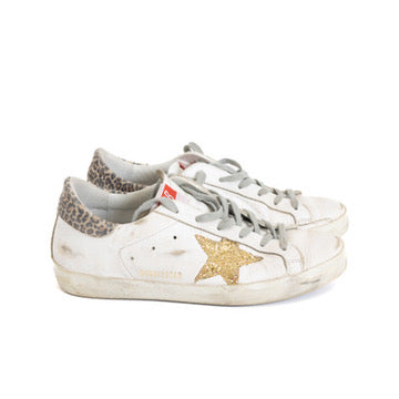 Superstar Cheetah Gold Star Sneakers Size 38