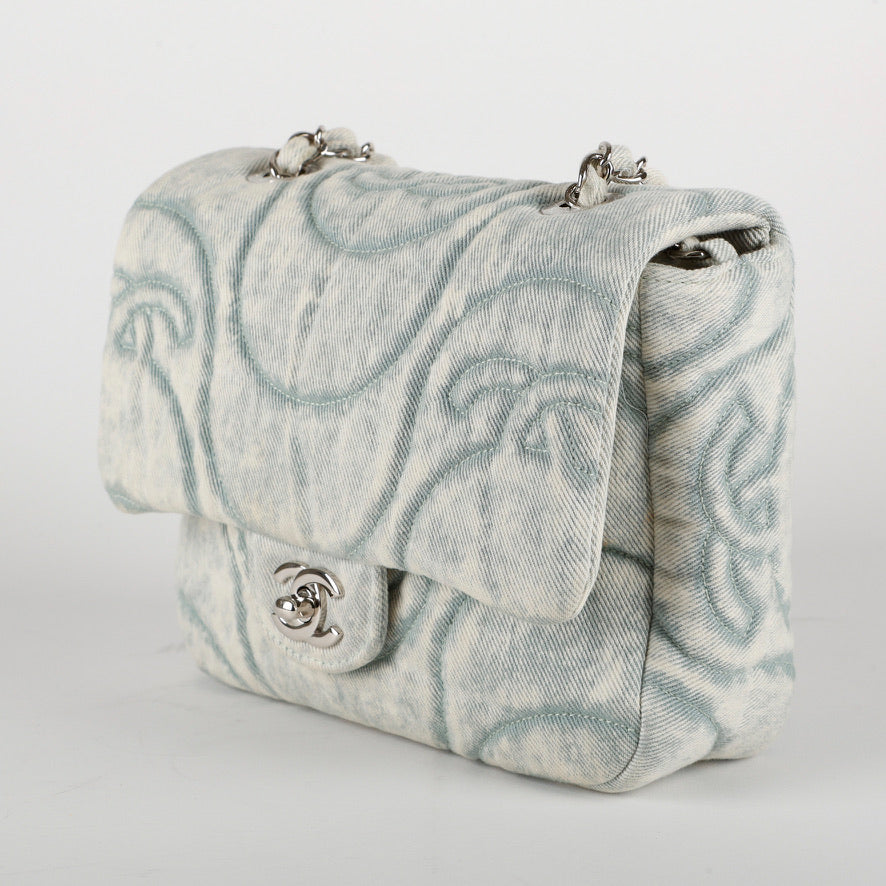 Small Single Flap, Denim Embossed 1102