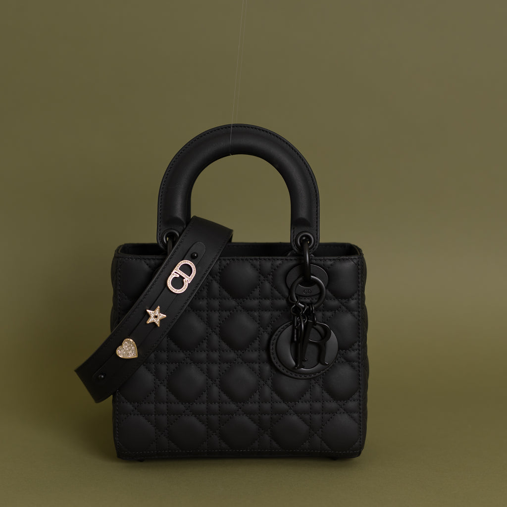 Small Lady Dior My ABCDior, Matte Black 9411