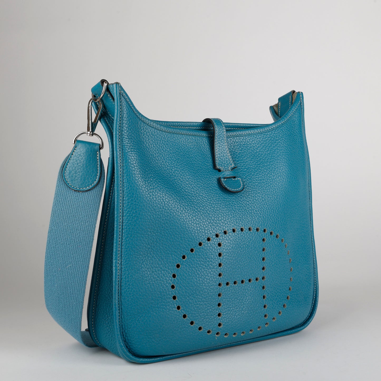 Evelyne PM, Blue Jean Clemence Palladium Hardware