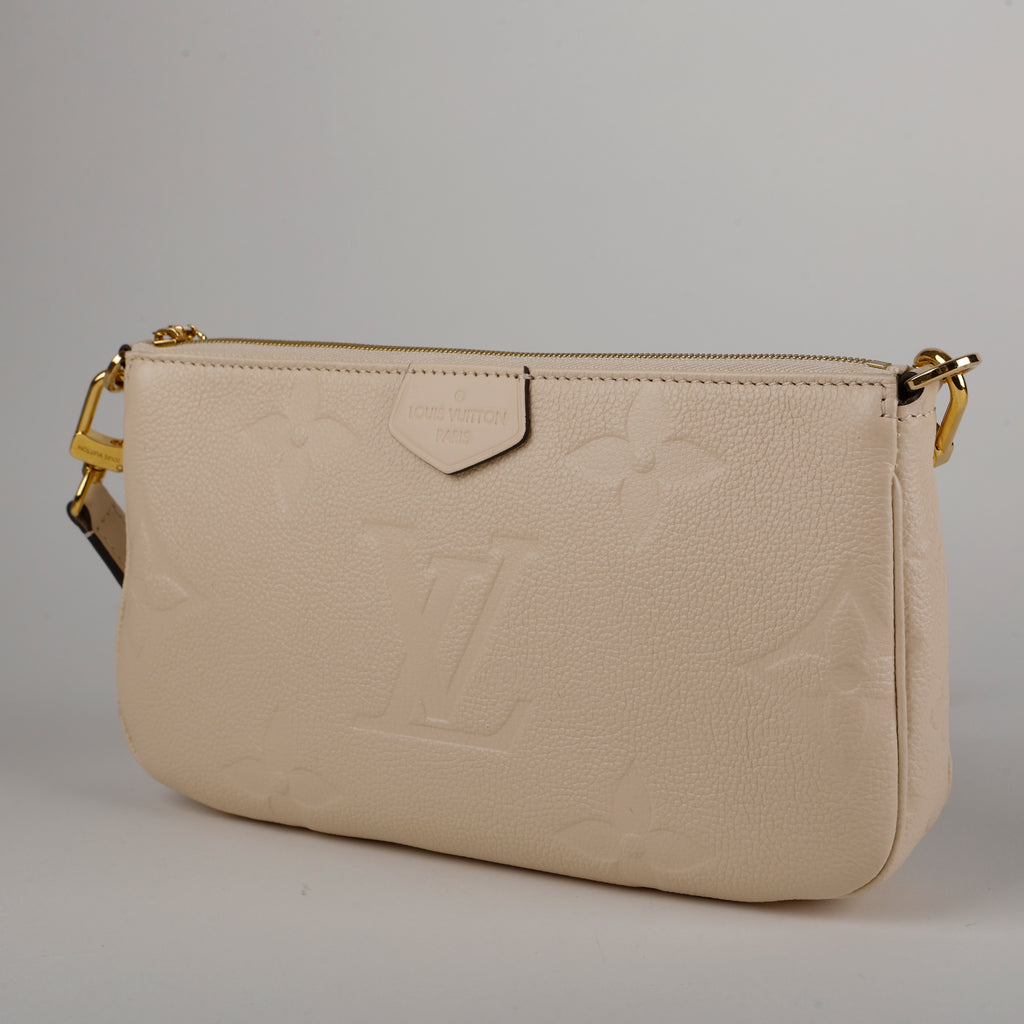 Multi Pochette Accessories, Cream Empreinte