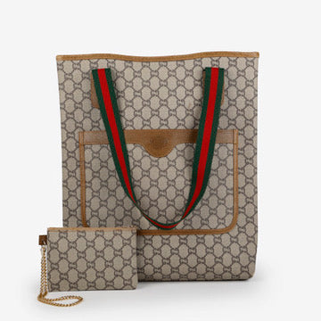 Vintage GG Plus Tote, Coated Canvas