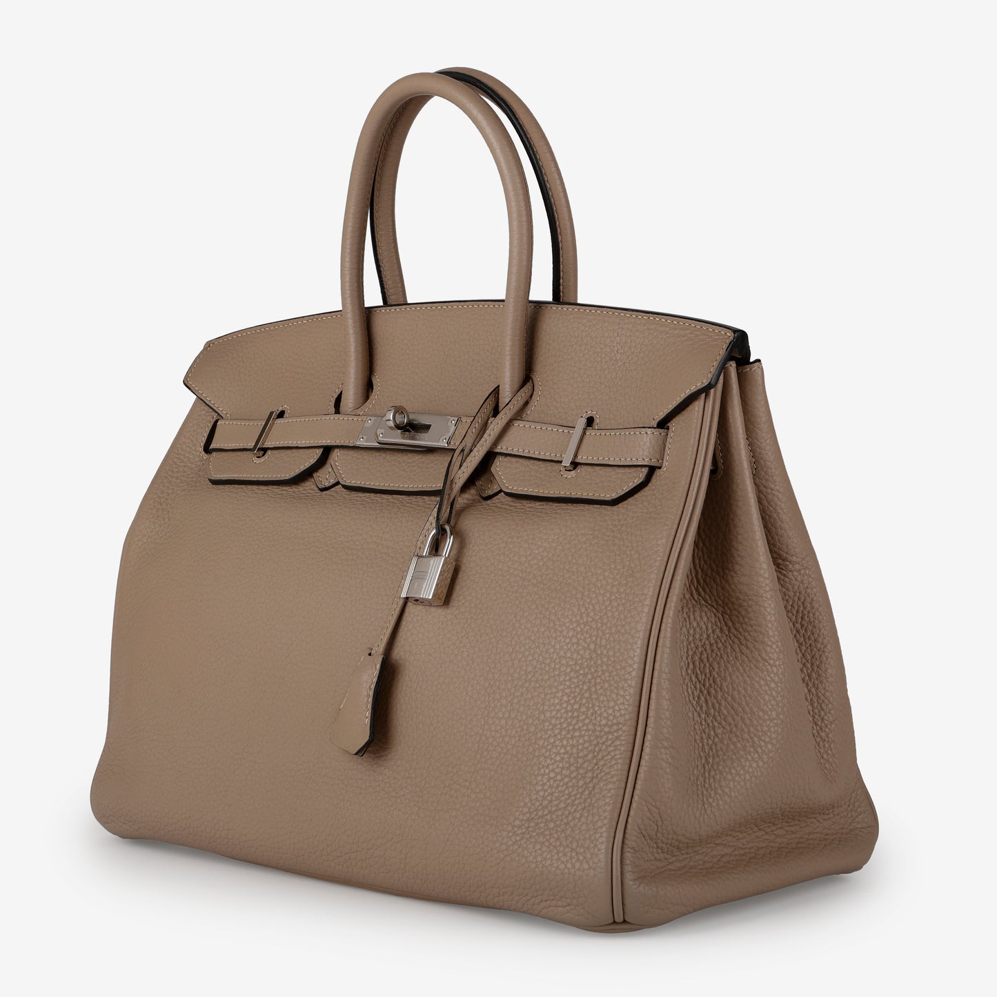 Birkin 35 Gris Tourtelle Clemence PHW