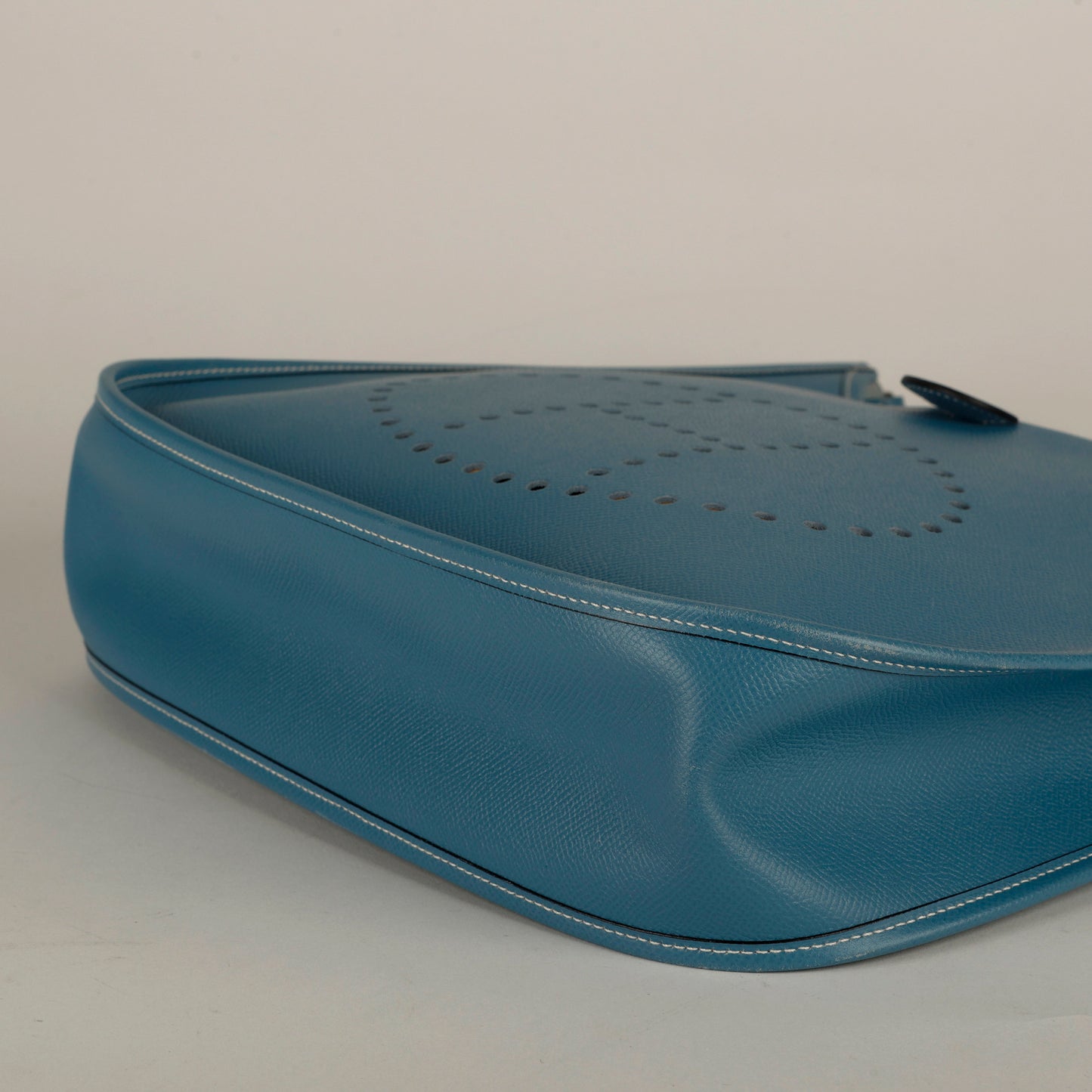 Evelyne PM I, Blue Jean Epsom Palladium Hardware