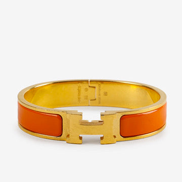 Hermes Clic Clac, Orange and Gold