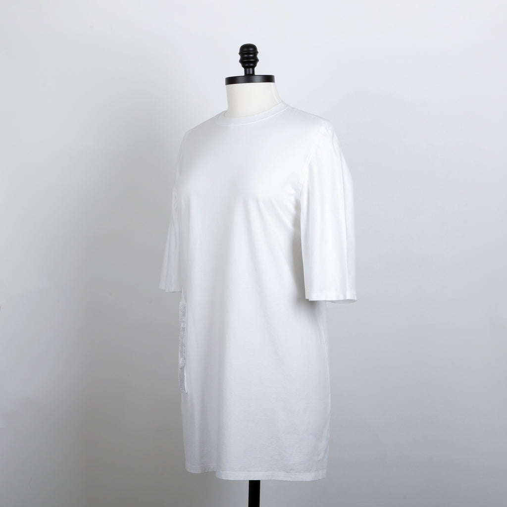 White Drop Sleeve Dress | Size 36