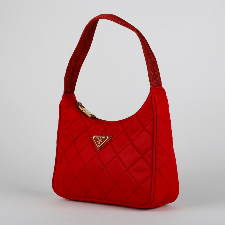 Re-Nylon Re-Edition, Quilted Cherry Nylon