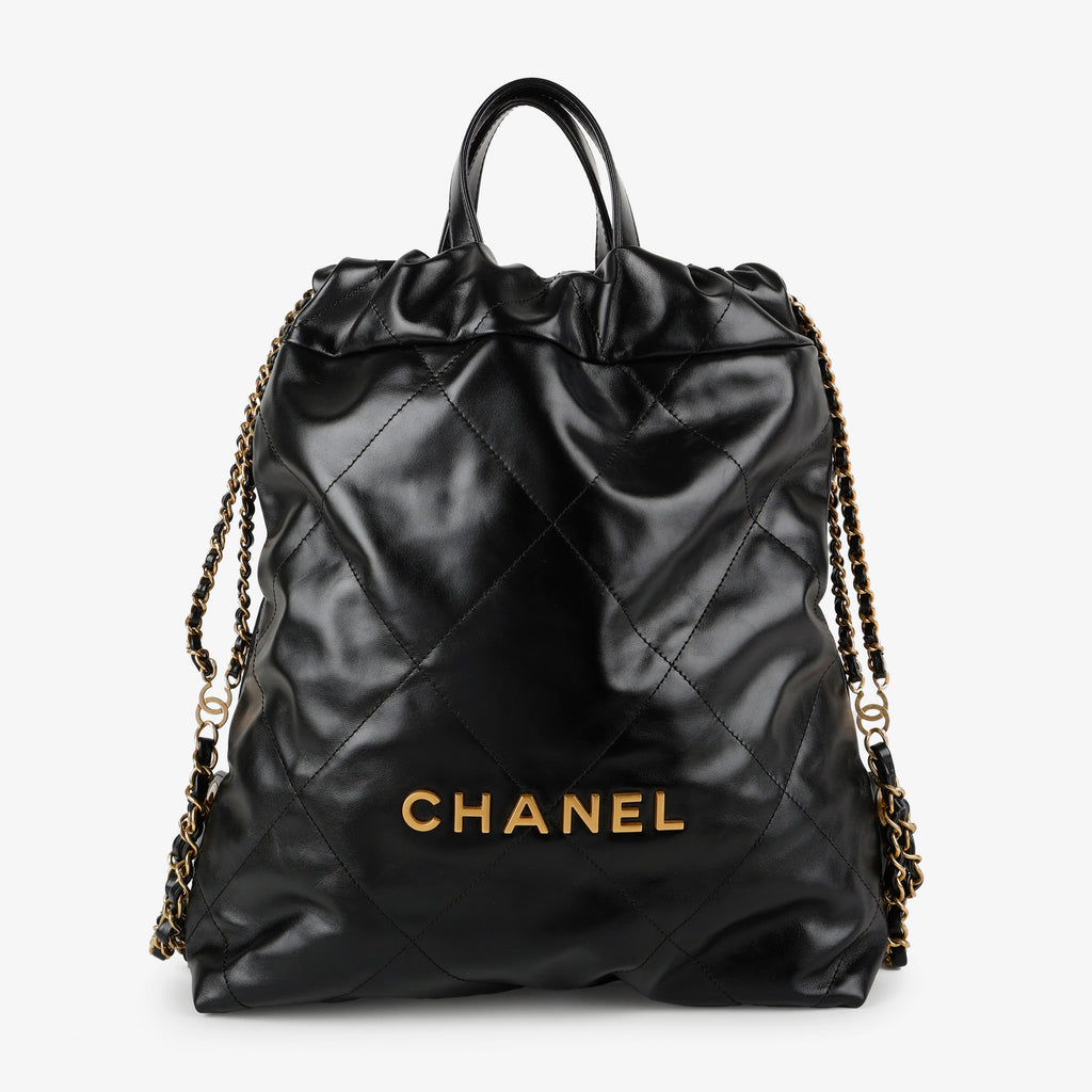 Lambskin 22 Backpack Black