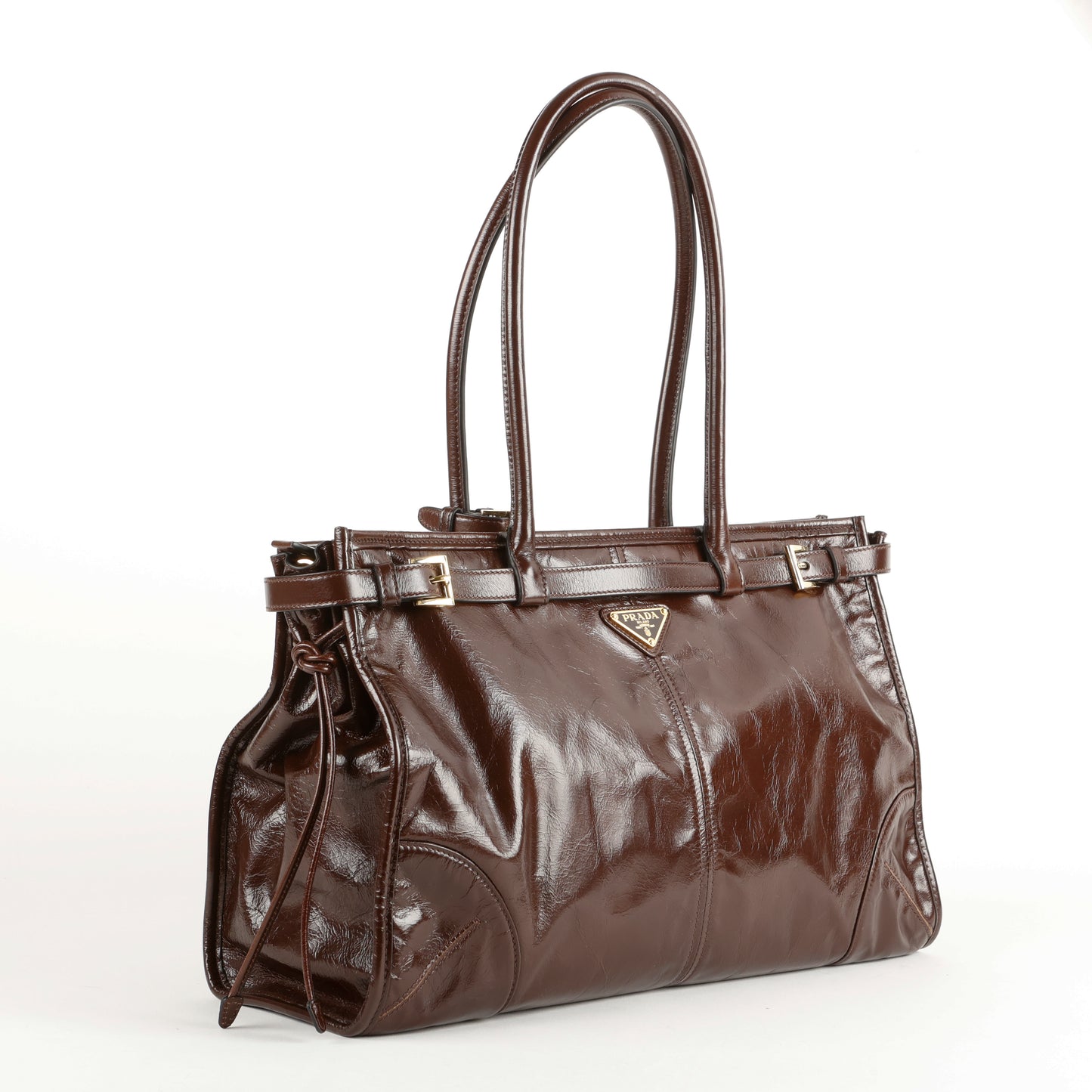 Large Bonnie, Brown Calfskin