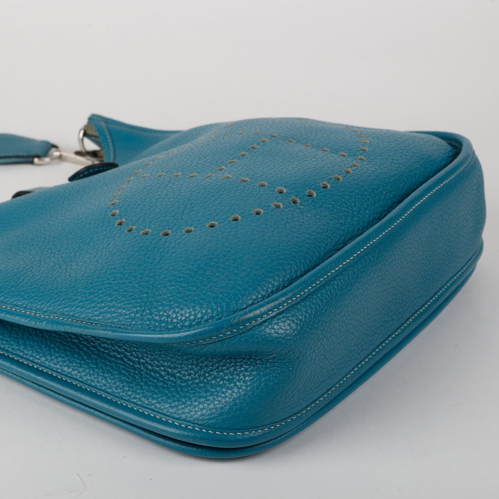Evelyne PM, Blue Jean Clemence Palladium Hardware