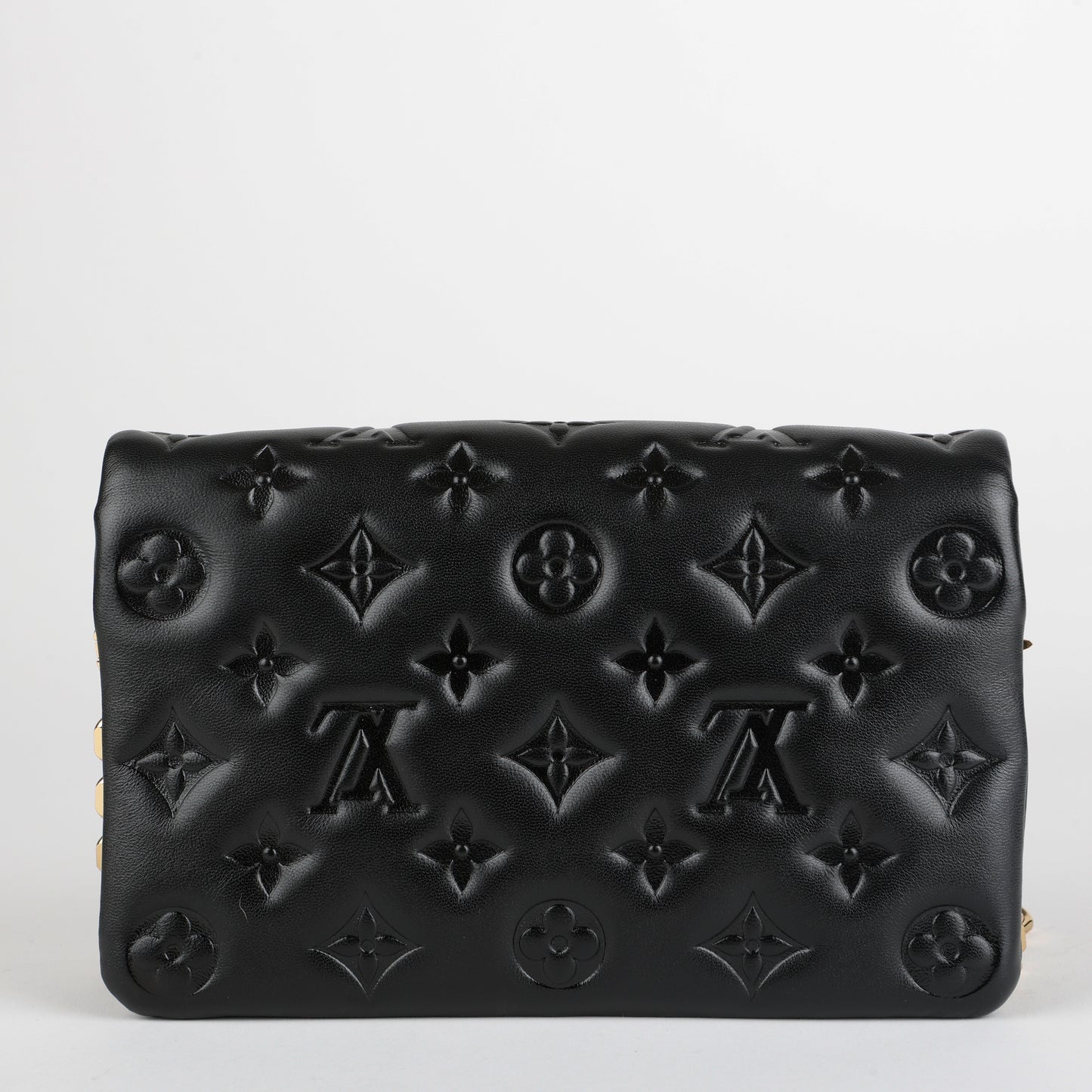 Coussin Pochette, Black Lambskin