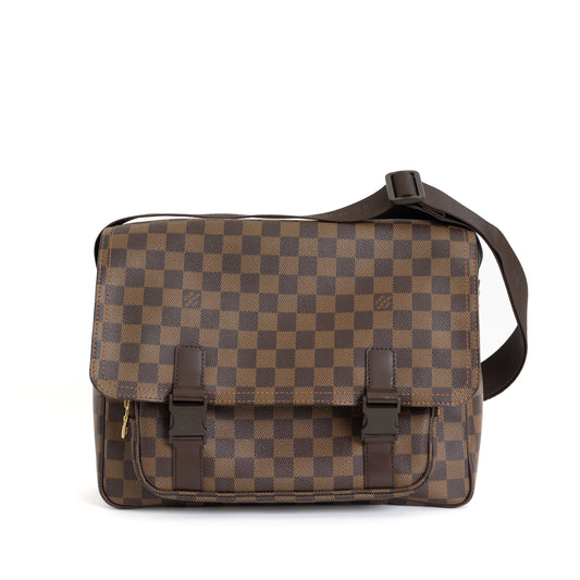 Broadway Messenger Bag, Damier Ebene 7345