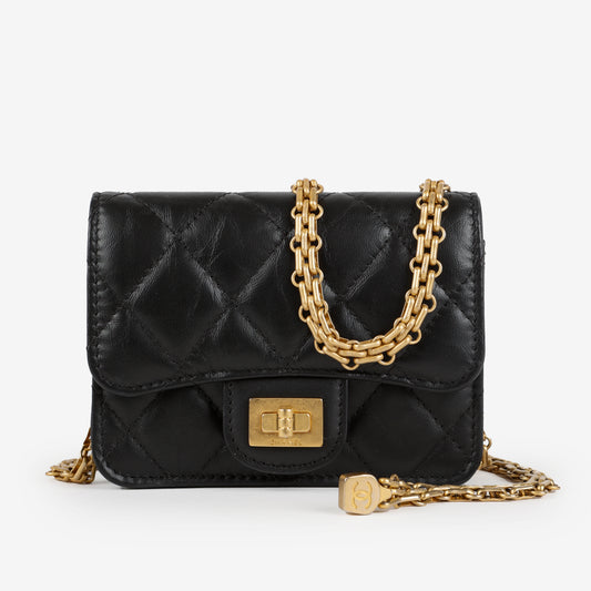 Reissue Belt Bag Black Calfskin