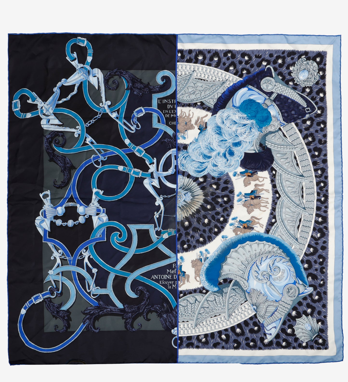 Brides de Gala 90cm Silk, Black Blue