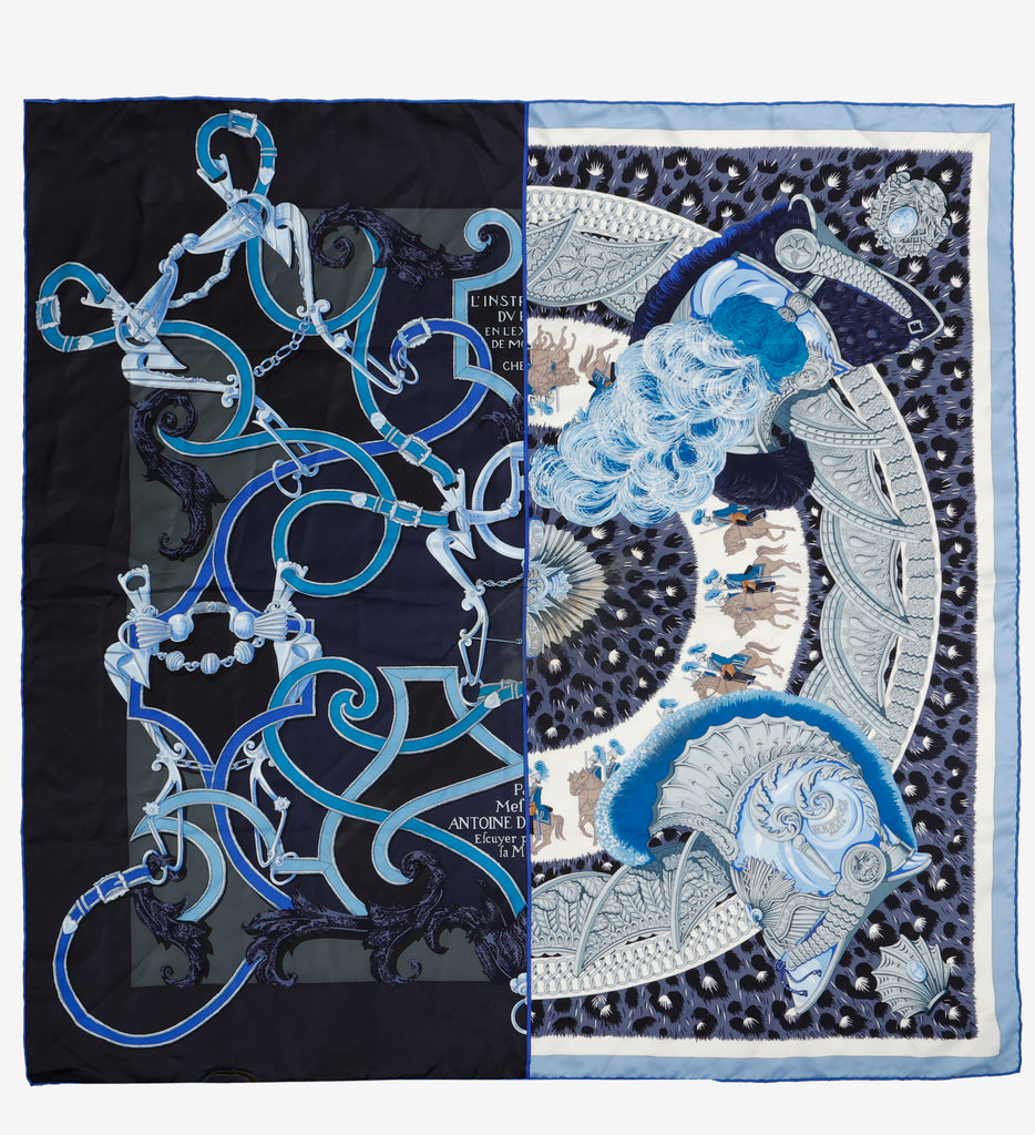 Brides de Gala 90cm Silk, Black Blue
