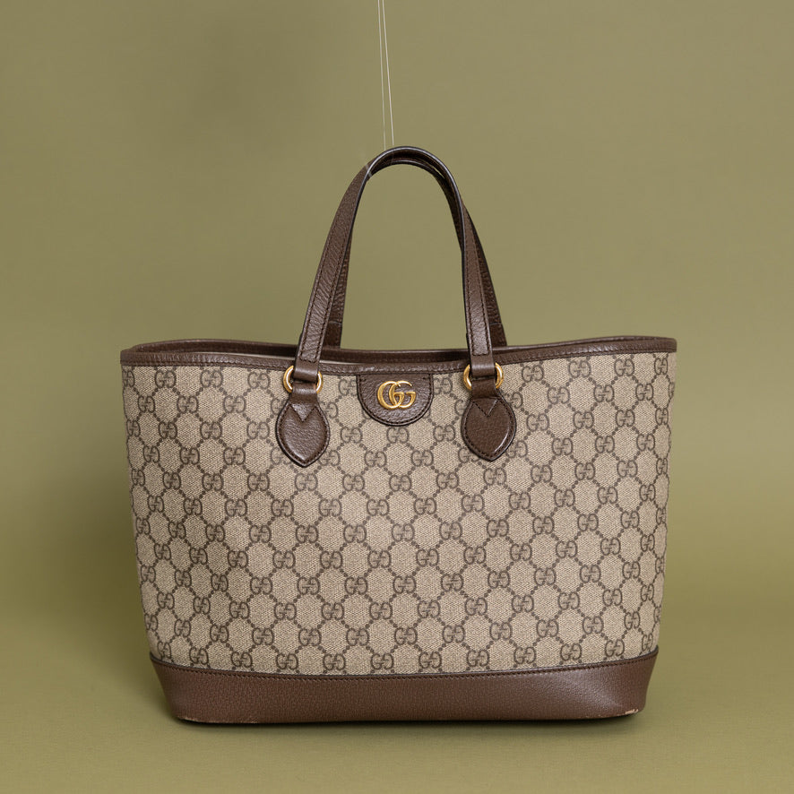 Medium 2 Way Tote, Supreme Brown 9970
