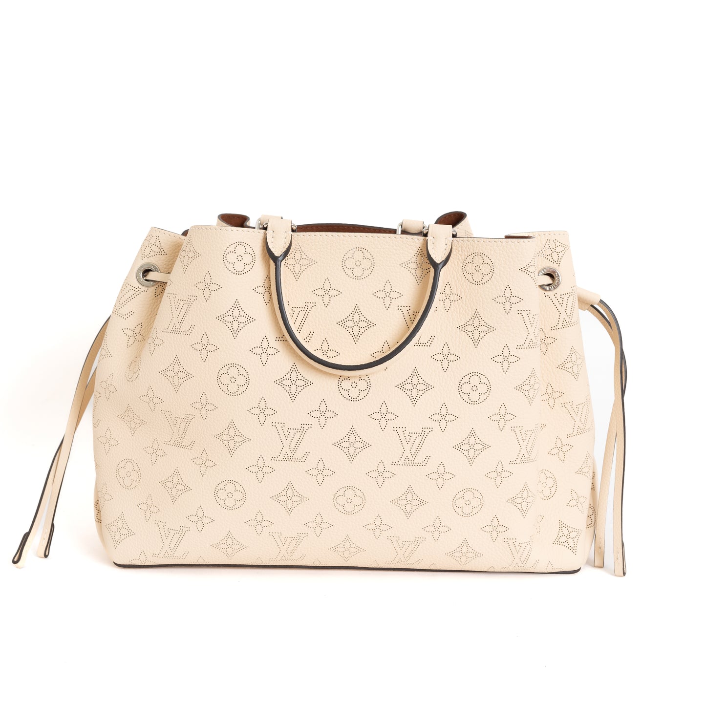 Bella Tote Mahina Leather, Creme Beige 7703