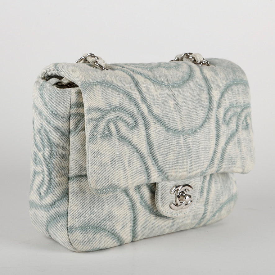 Small Single Flap, Denim Embossed 1102