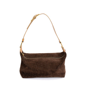 Brown Suede Macadam Handbag