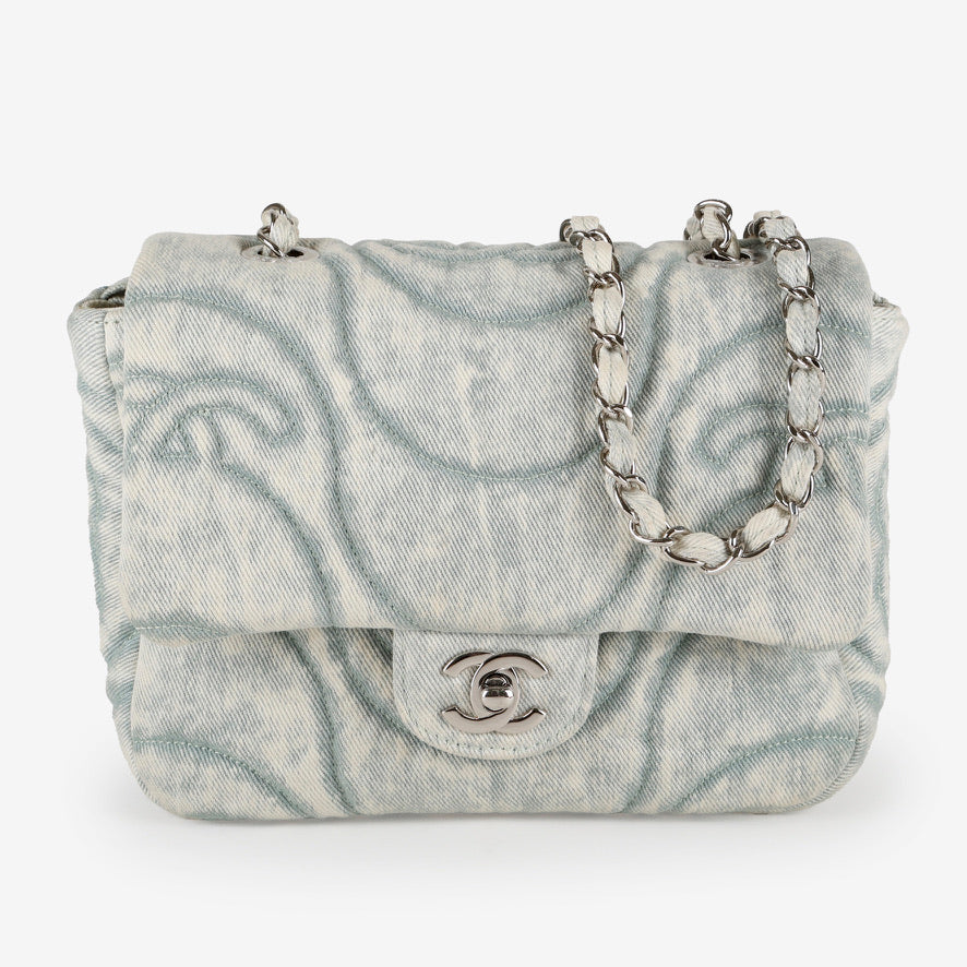 Small Single Flap, Denim Embossed 1102