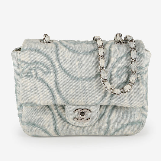 Small Single Flap, Denim Embossed 1102