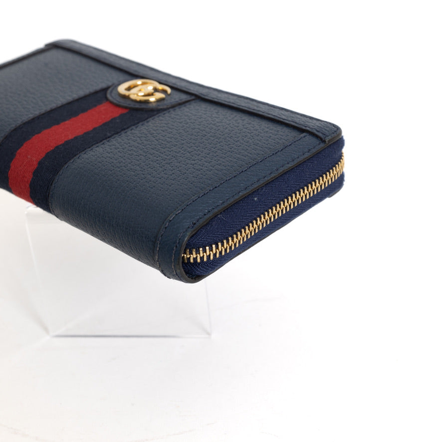 Ophidia Zip Around Wallet Blue Agata 8081