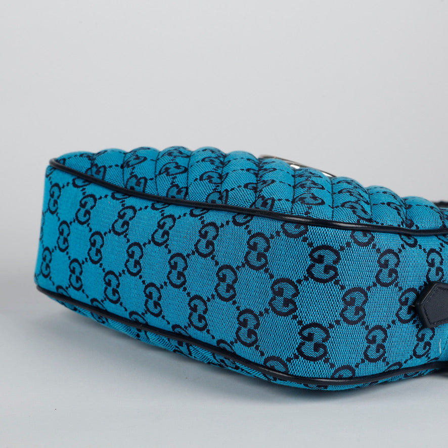 Marmont Crossbody Camera Bag Blue GG