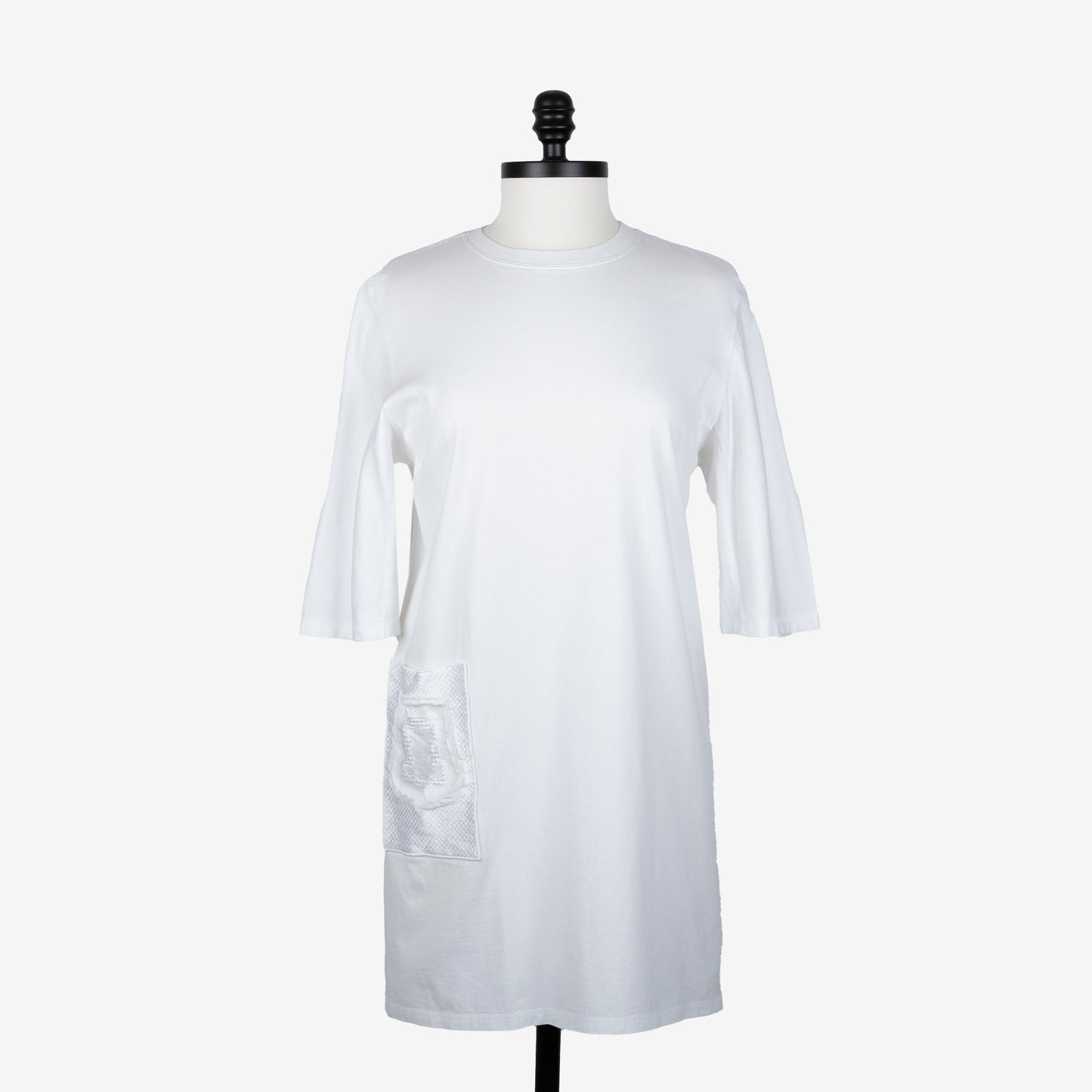 White Drop Sleeve Dress | Size 36
