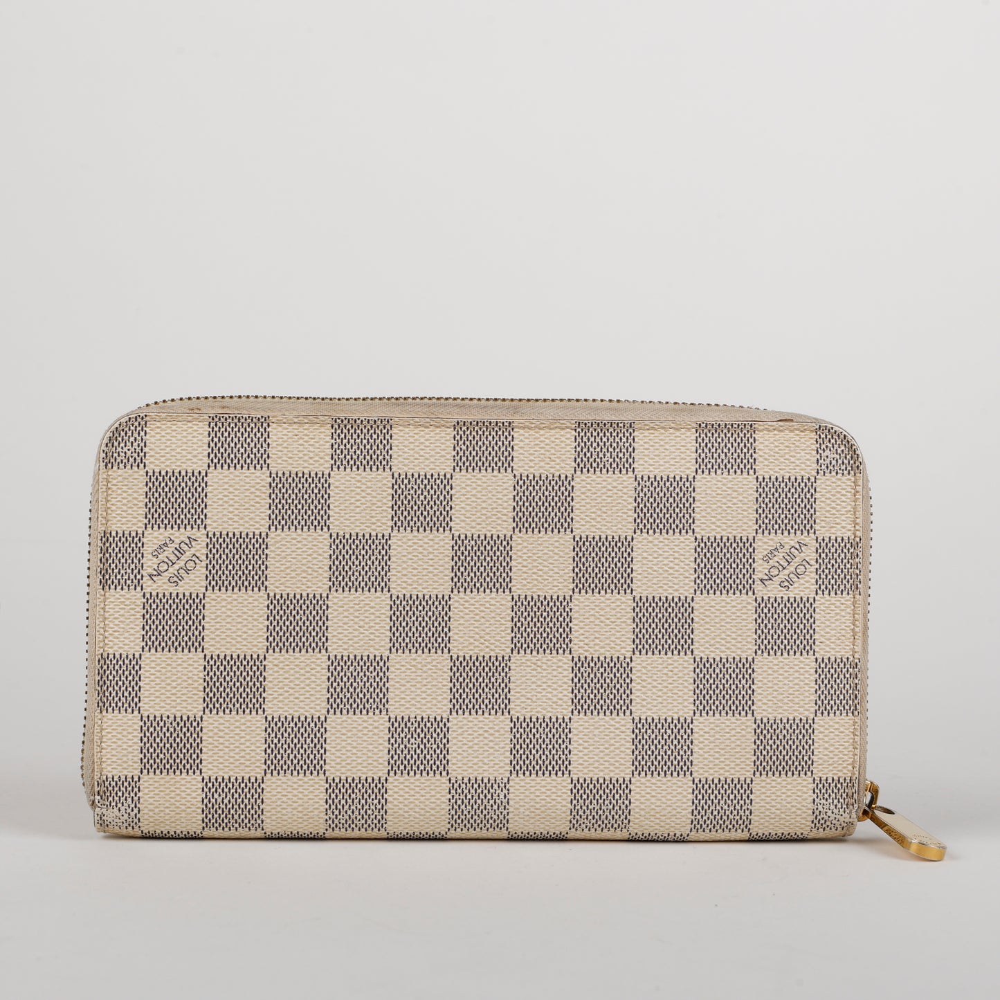 Zippy Travel Wallet Damier Azur